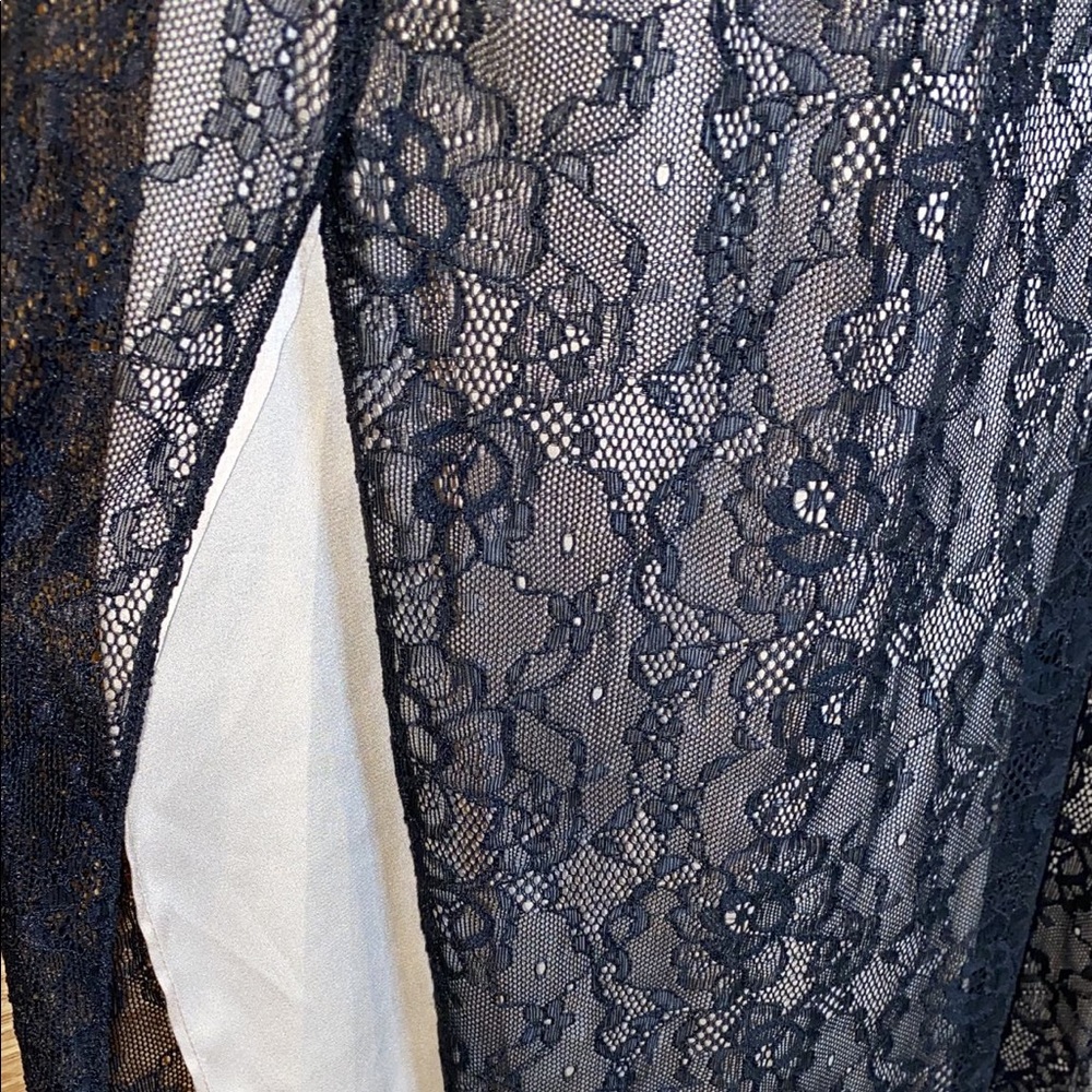 Haute Hippie Black Lace Mini Dress - Picture 11 of 15